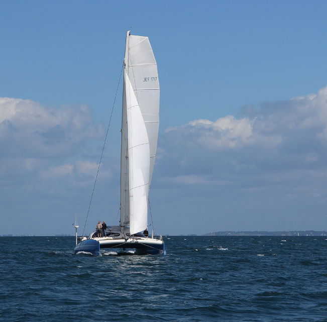 Jean-François Desmars catamaran main sail