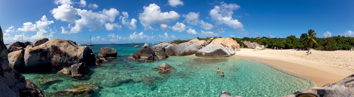 The Baths, with its incredible granite blocks, is an unmissable stop of the BVIs. 