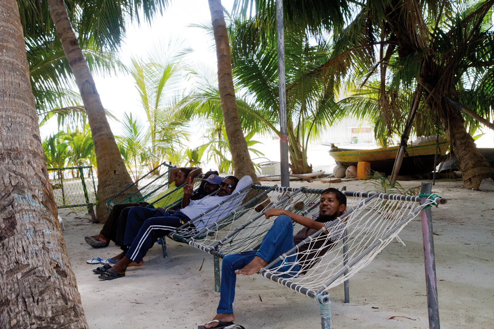 Across the Maldives