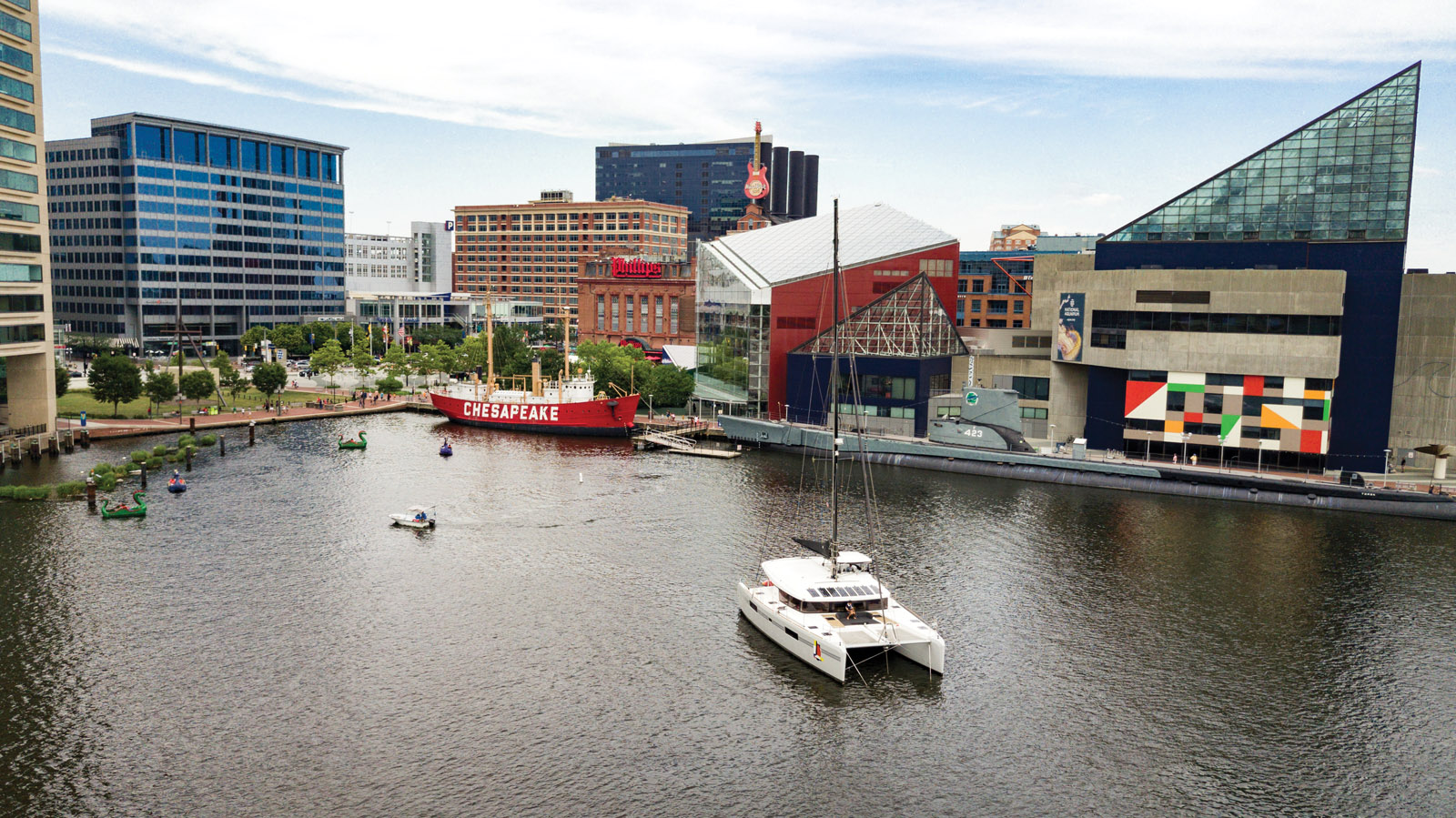 Cat’Leya stopping over in the port of Baltimore.