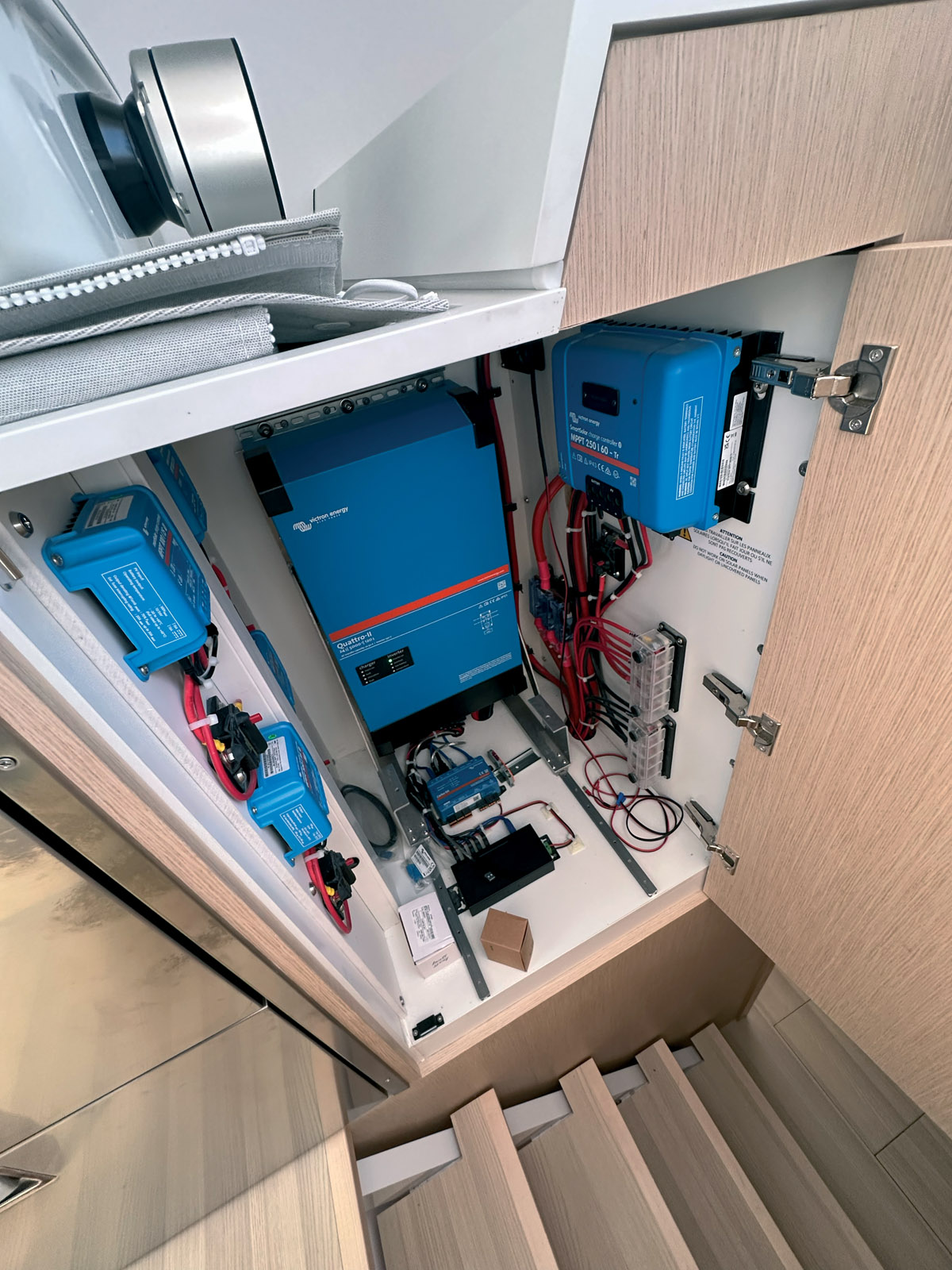 Built to last. The main technical equipment remains immediately accessible - a real bonus when sailing far from a shipyard.