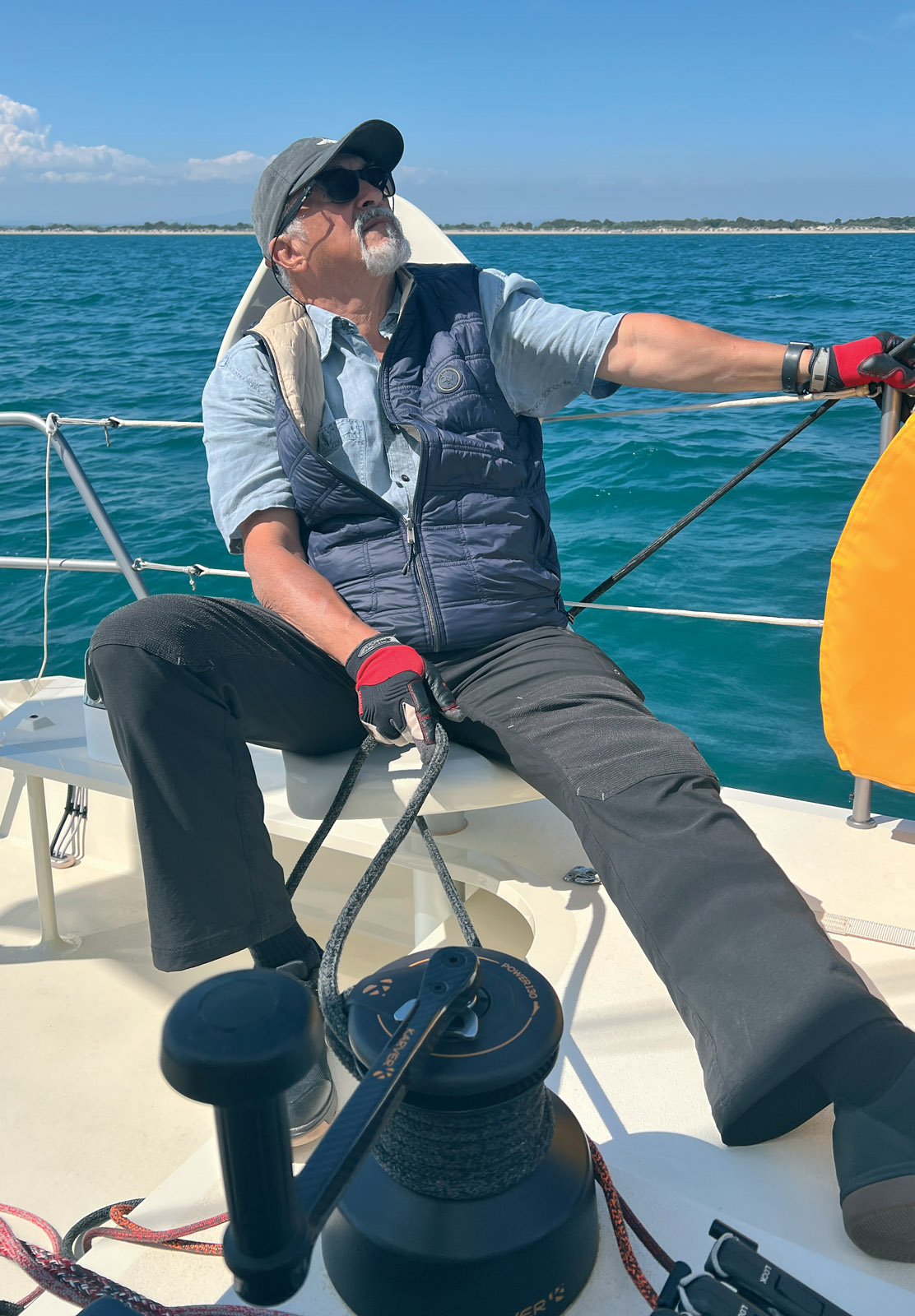 Fernando Sena is the owner of Trimarine. He is also responsible for the GP70 unveiled two years ago (see test in MW197).