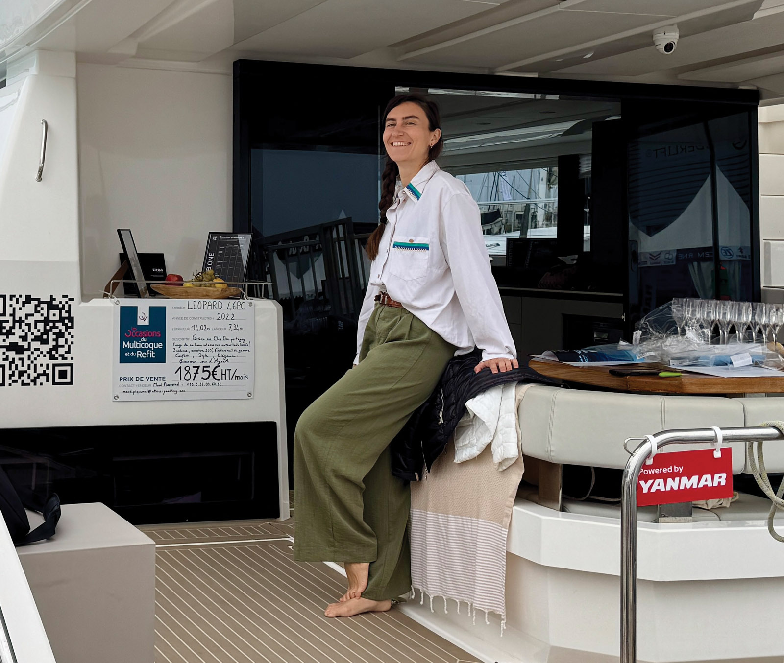 You only need to meet Maud to understand the VIP club spirit of Ethics Yachting... you immediately feel a sense of privilege!
