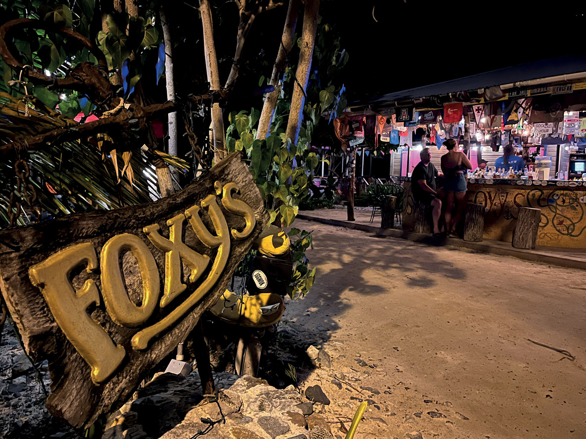 Just east of Belle Vue beach, you mustn’t miss  the famous Foxy’s...