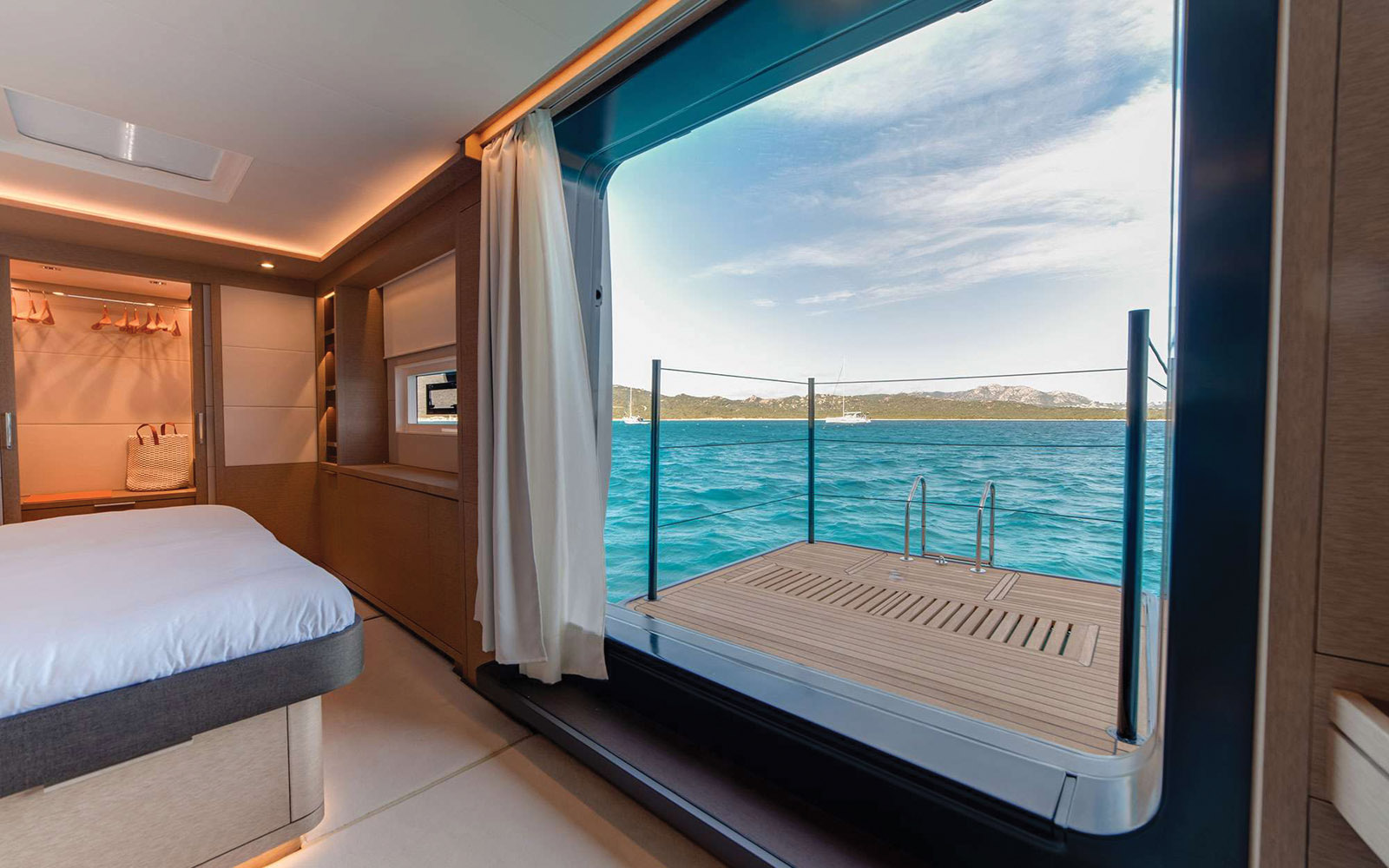 Another essential feature of Zenit is the private balcony in the owner’s cabin - undoubtedly one of the best places to enjoy an early morning breakfast in a dreamy cove...