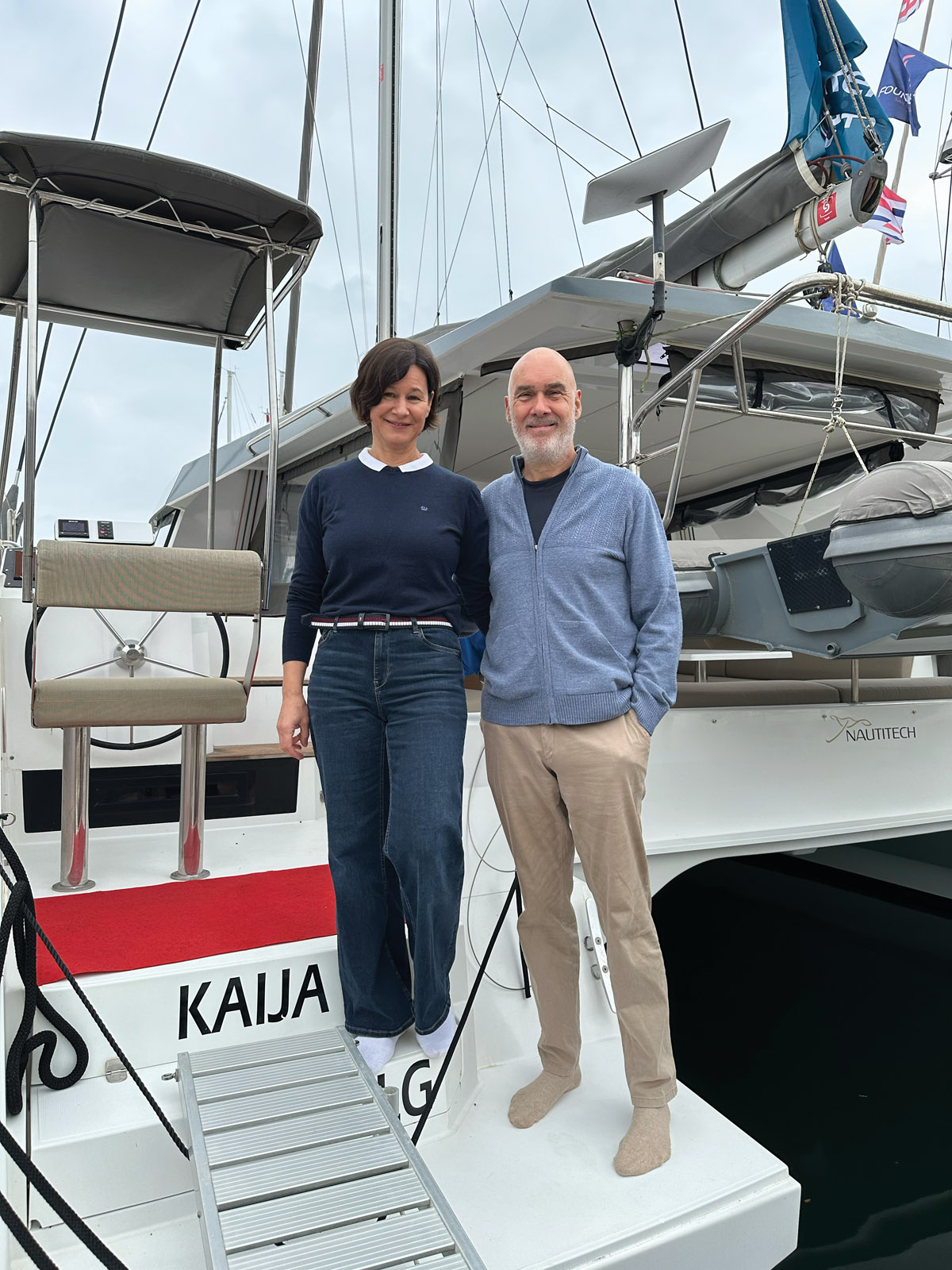 Raphaël and his wife tell us: “It’s a great multihull that works very well... we’re still hesitating over selling it.” We understand why they are...