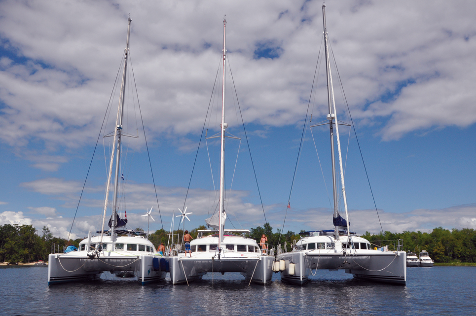 Readers' spot in catamaran