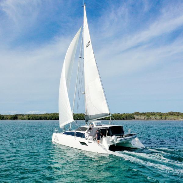 With half the displacement of similar-sized competitors, the Lightwave gets going in the slightest of breezes.