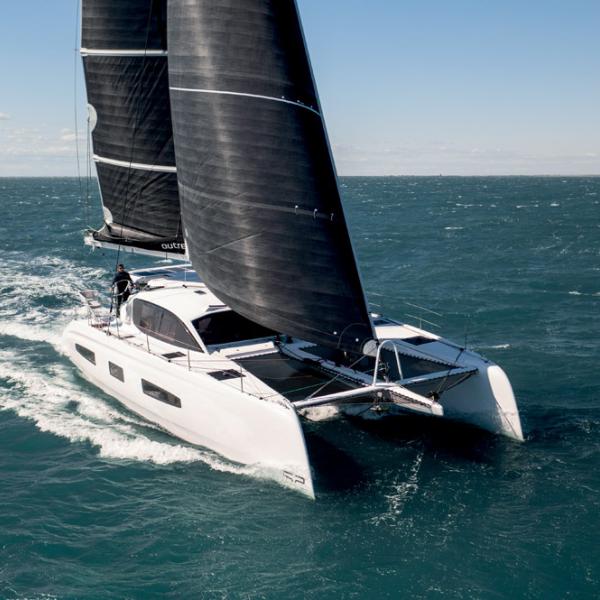 The wave-piercing bows, the chines above the waterline, the daggerboards and the generous sail wardrobe are all the ingredients required for a great time on the water.