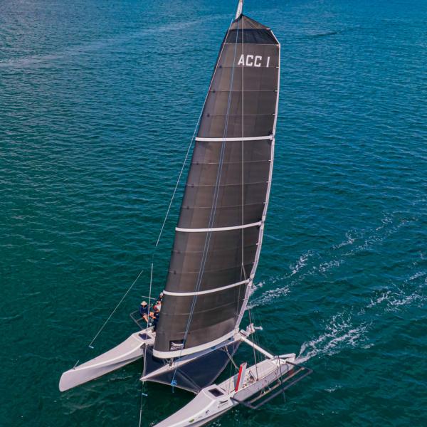 The ACCWing is an airplane wing... that can be rigged on a traditional sailboat.