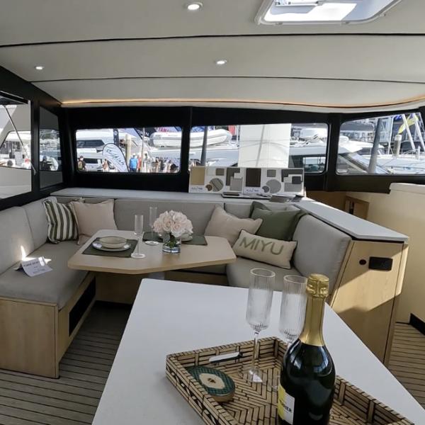 The Cure 55 is one of the most exciting catamarans from Australia in recent years. 