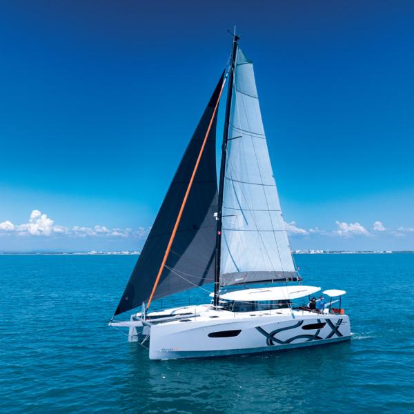 Extensive design work on the hull topsides was carried out by  Henri-Paul Shipman of MLYDG with the aim of refining the lines.
