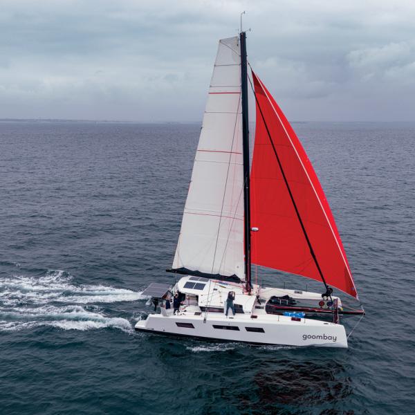 When blue water cruising, gliding along at the speed of the wind is a pleasure that never gets old…