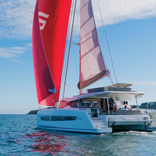 Plenty of space, yet lines that remain  elegant - that’s the talent of  Berret-Racoupeau Yacht Design.