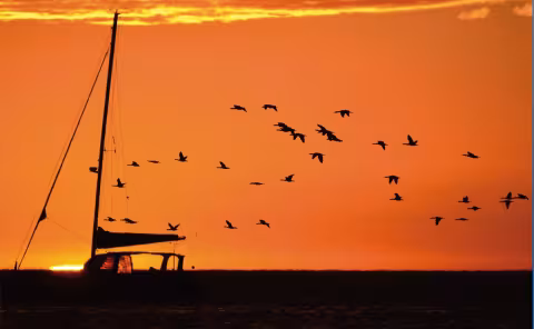 An anchorage which at first sight isn’t attractive, but which is really worth the detour!