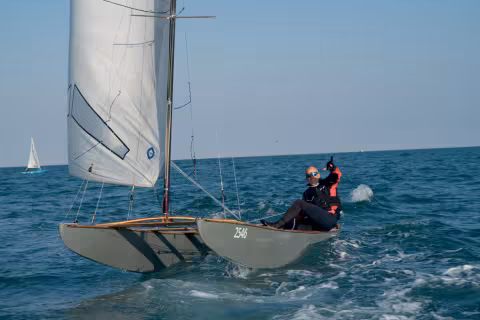 The Patí a vela is first and foremost an exciting sport catamaran to sail.