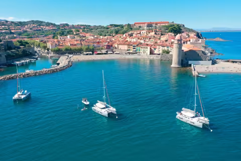 Collioure: a dream setting for the Excess Campus lunch break.