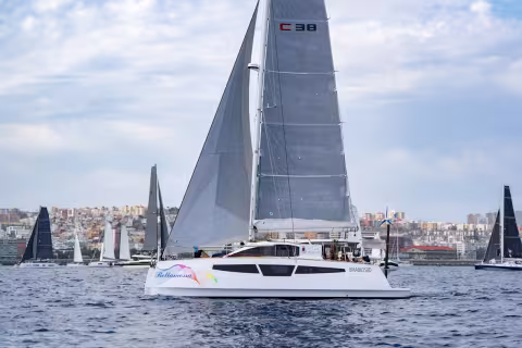 The first C-Cat 38 to be built was the smallest multihull entered in the ARC... but that didn’t stop it from coming first in its class in corrected time.