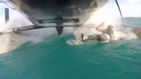 Man overboard: the longest two seconds...