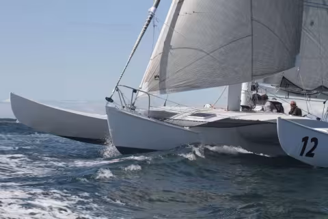 MOXIE Trimaran - The winner of the 1980 OSTAR - Route du Rhum 2022 objective