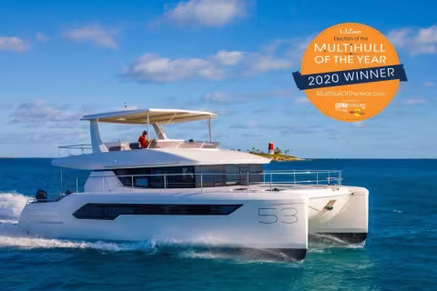 LEOPARD 53 PC Power Catamaran - Boat Review Teaser - Multihull Of The Year 2020