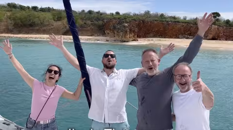 ST. MARTEEN / ST. BARTH Catamaran Cruise Aboard A Moorings 5000 (Leopard 50)