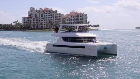 Leopard 46 PC catamaran - Teaser essai en mer - Multicoques Mag