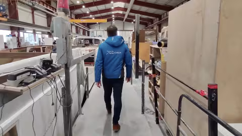 Chantier Nautitech Catamarans - Visite privée Multicoques Mag