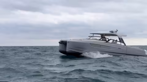 YOT 36 Powercat - Boat Review Teaser - Multihulls World