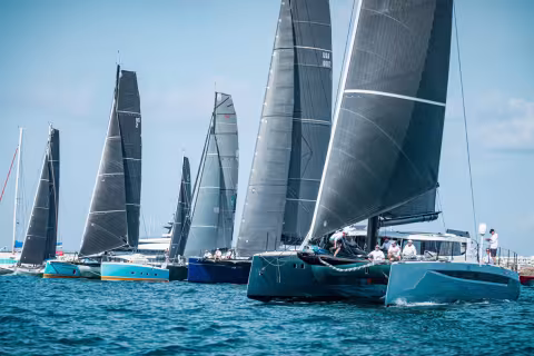 ©CMC/Laurens Morel - saltycolours.com - The 2024 edition was marked by light airs... and even a day without racing!