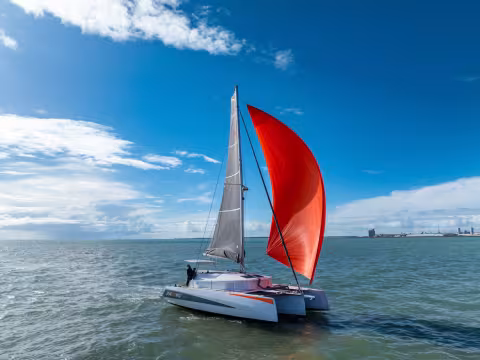 NEEL 43 PERFORMANCE Trimaran - Boat Review Teaser - Multihulls World