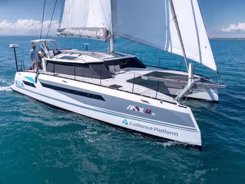 MAX 44SC Hybrid Engines Catamaran | Boat Review Teaser | Multicoques Mag