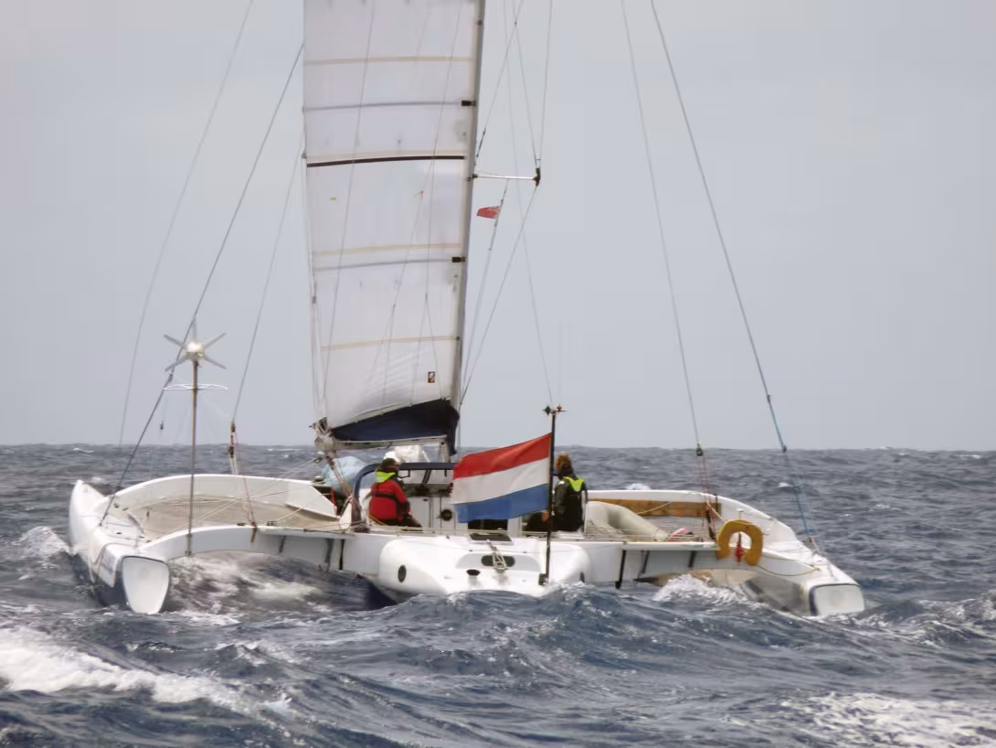 Depending on the ensign he or she is flying,  does that mean a sailor favors one anchorage over another?  Having sailed further than most, Graham seems to think so!
