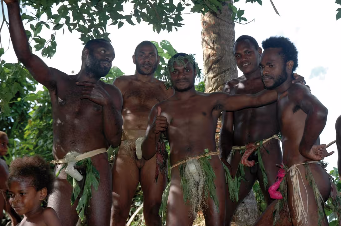 Saint Joseph village’s best divers are aged around 20 years old…  