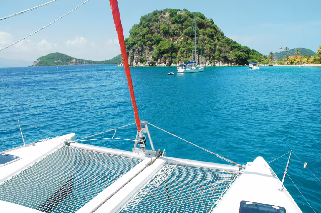 If you look hard enough around the Saintes, you will find some deserted anchorages…