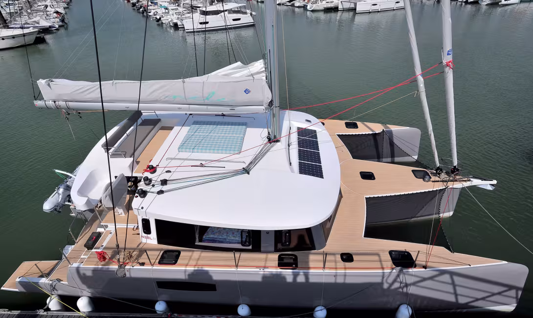 A very large multihull that pushes the boundaries of the living space whilst remaining agile and lively.