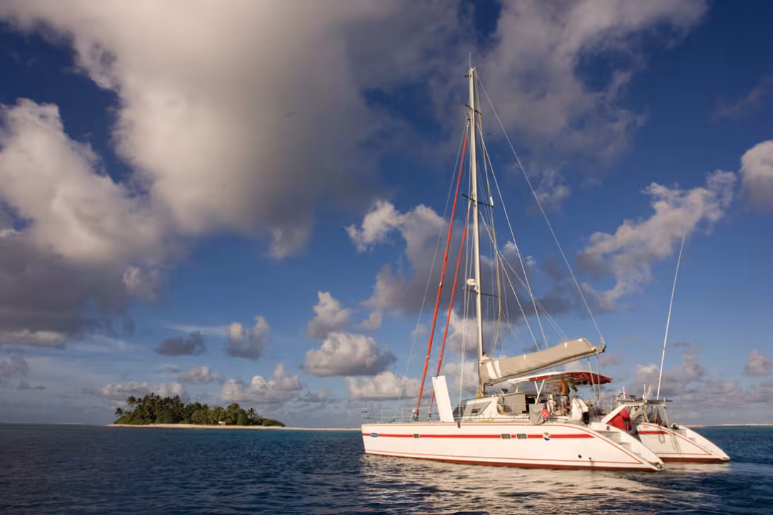 The right boat to set off on, is the one that takes you to anchorages like these…  