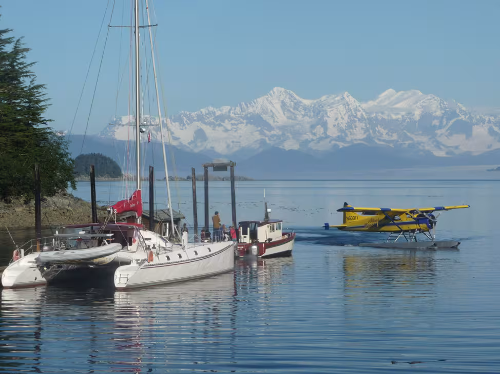 Where to go? Some sailors decide to head off the beaten track, like Rose Noir here in Alaska…  