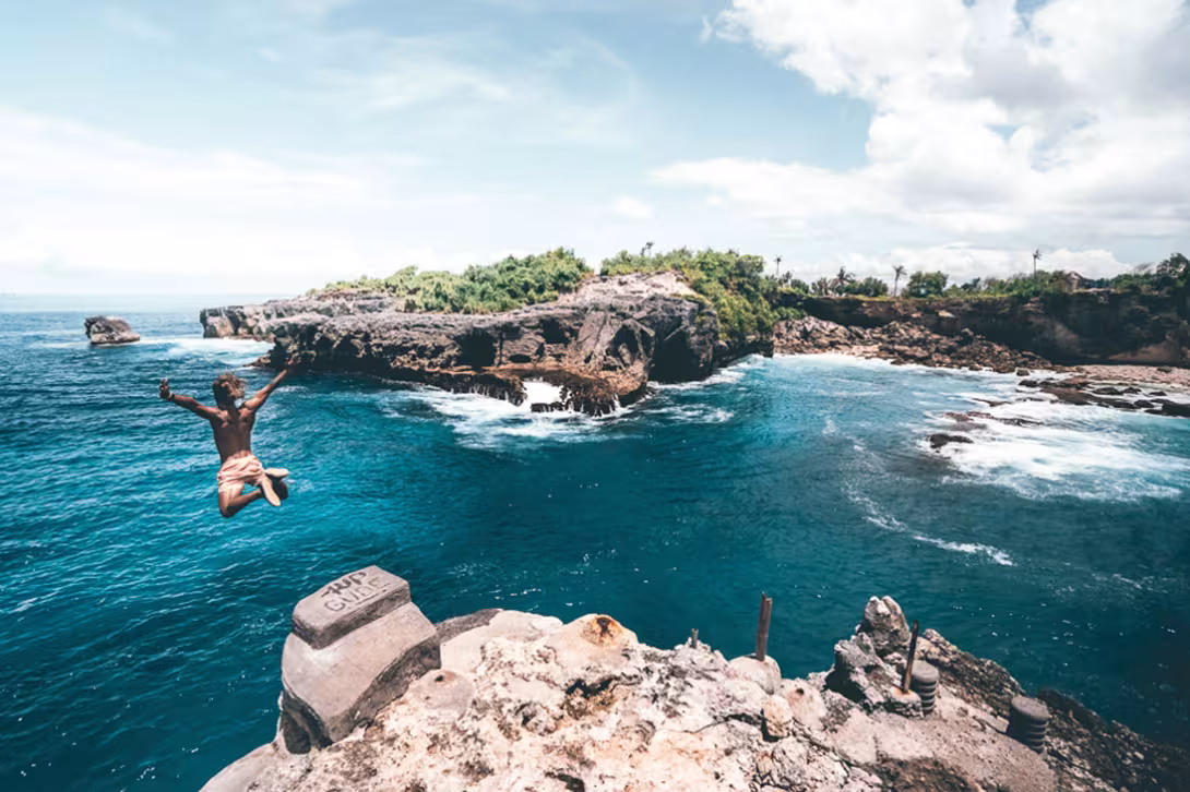 If you fancy it: it’s a 13m jump into the Blue Lagoon…