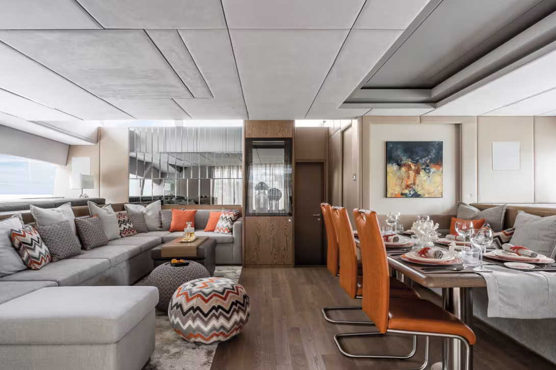 The Sunreef 88 DD hasn’t forgotten any of the rules of super-yachting.  Attention to detail and refinement is everywhere on board, making life enjoyable 