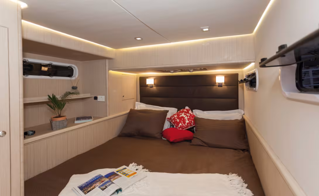 Beautiful cabins in a contemporary style, giving remarkable perceived quality 