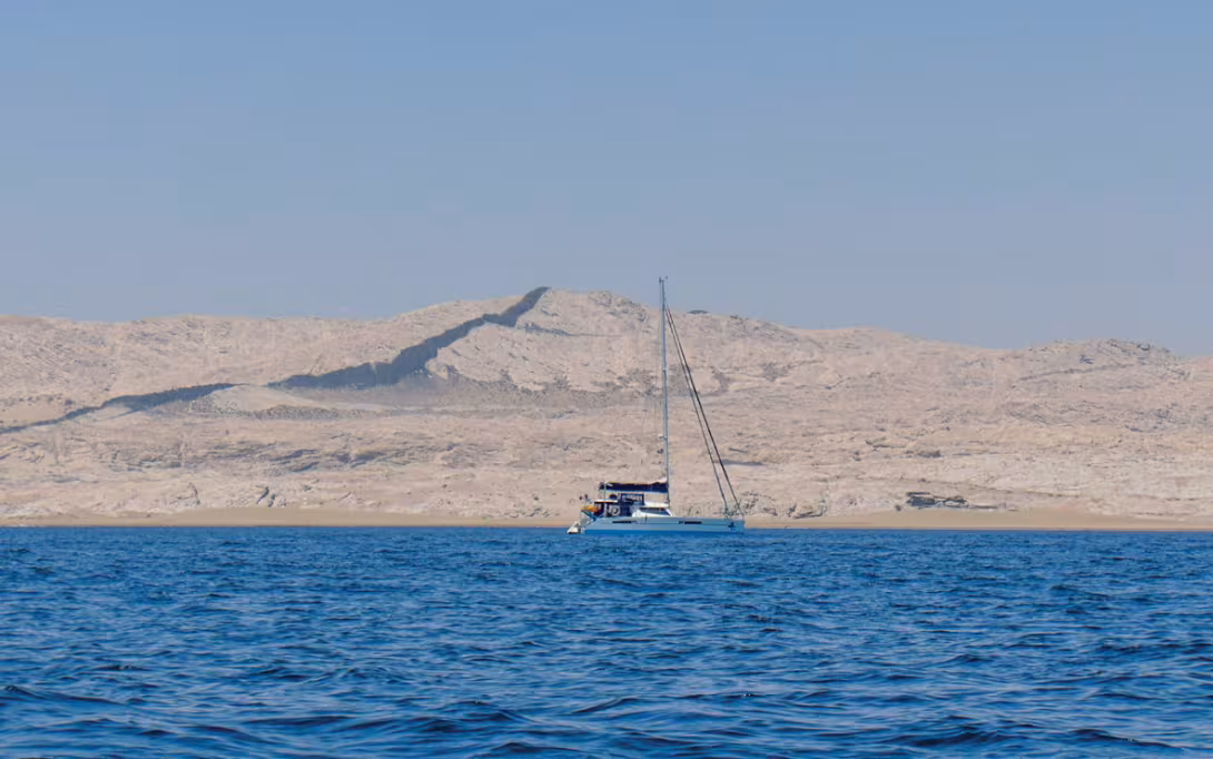 If the swell doesn’t encroach too far into the bay, dozens of yachts could anchor here... but you may find yourself alone!