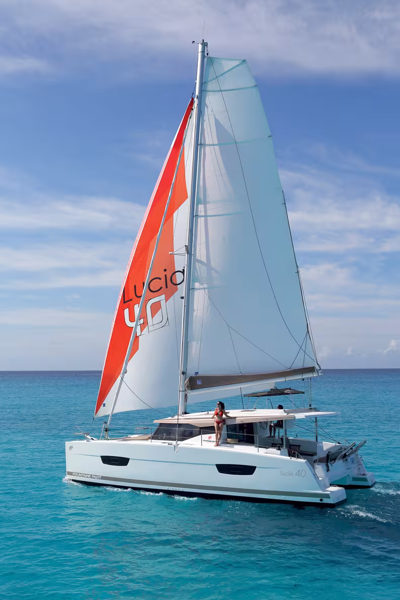 The Lucia 40, designed by Berret-Racoupeau Yacht Design, replaced the Lipari 41 in 2015.