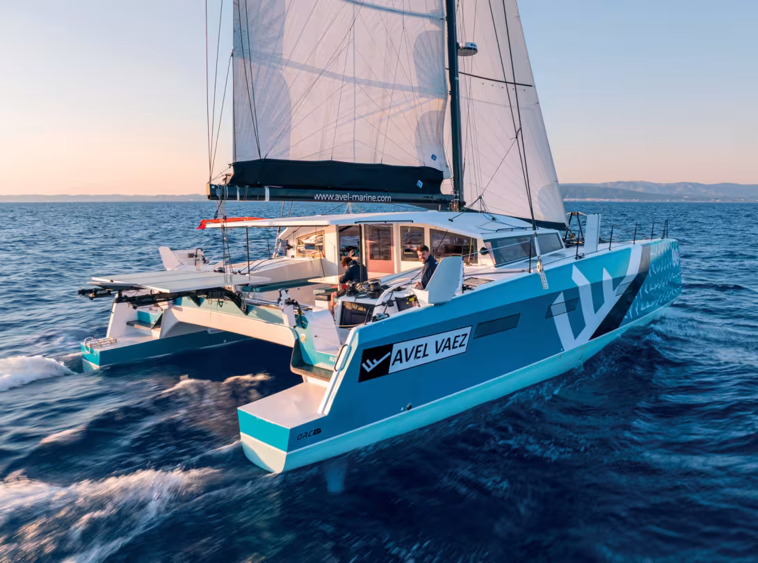 Avel Vaez, ORC57 #3 has been  optimized for charter and fast offshore sailing.