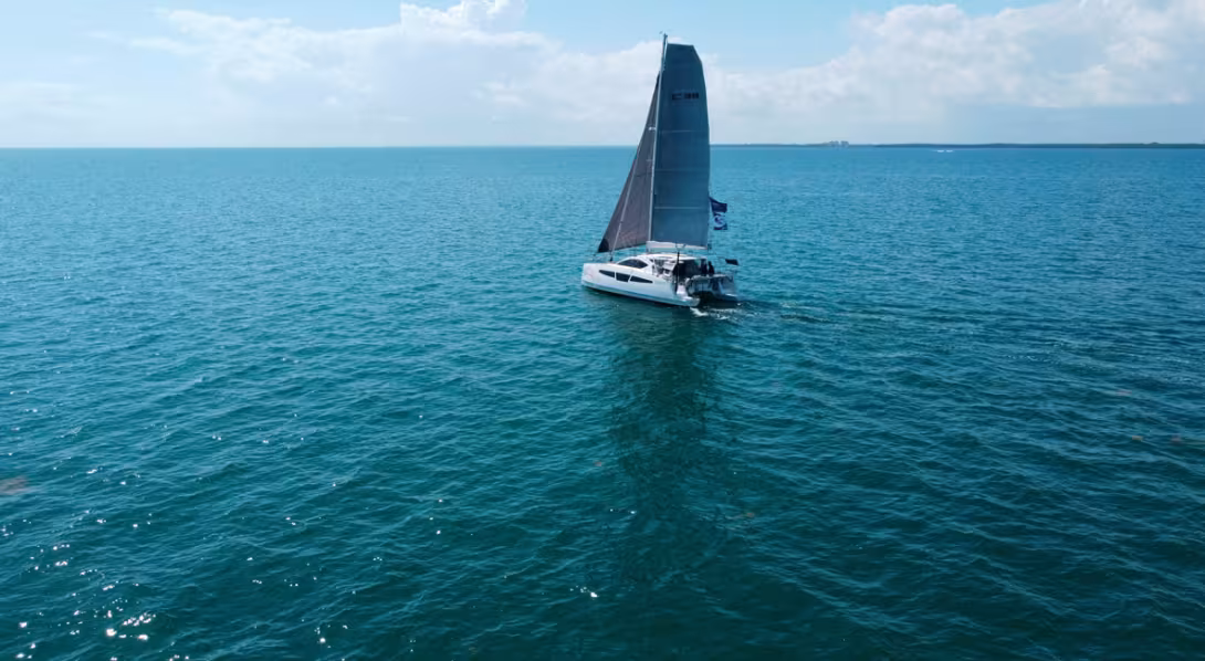 Under sail, the C-Cat 38 is an elegant and modern catamaran that also performs well in all wind conditions.