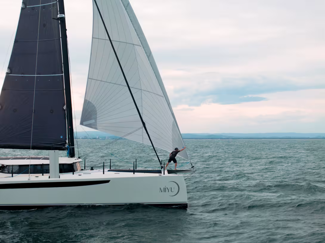 The Cure 55 comes from a pedigreed yard who’ve built some of the fastest multihulls in Australia.