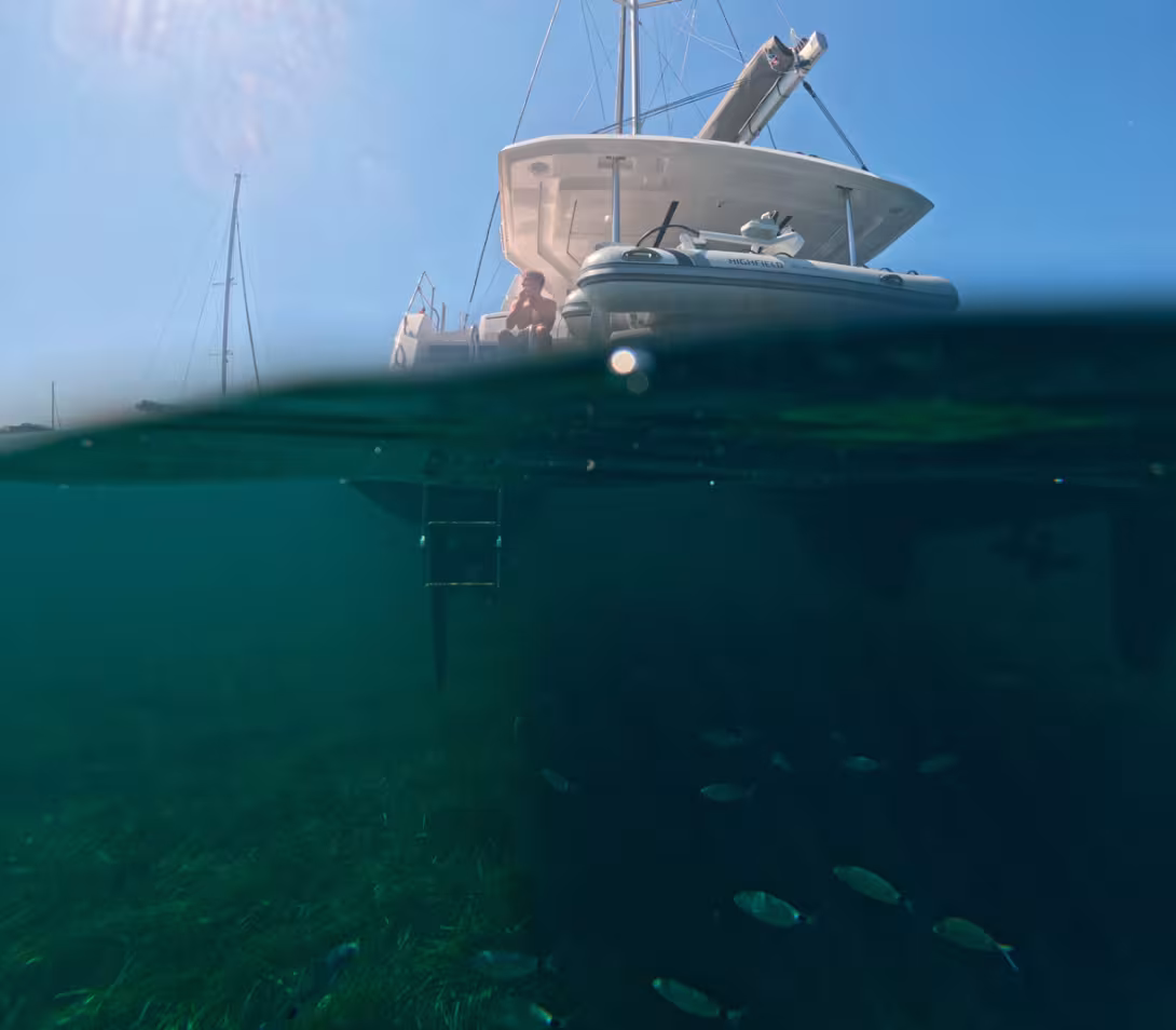 Maintaining our hulls’ ability to glide through the water without harming the environment is a real challenge.