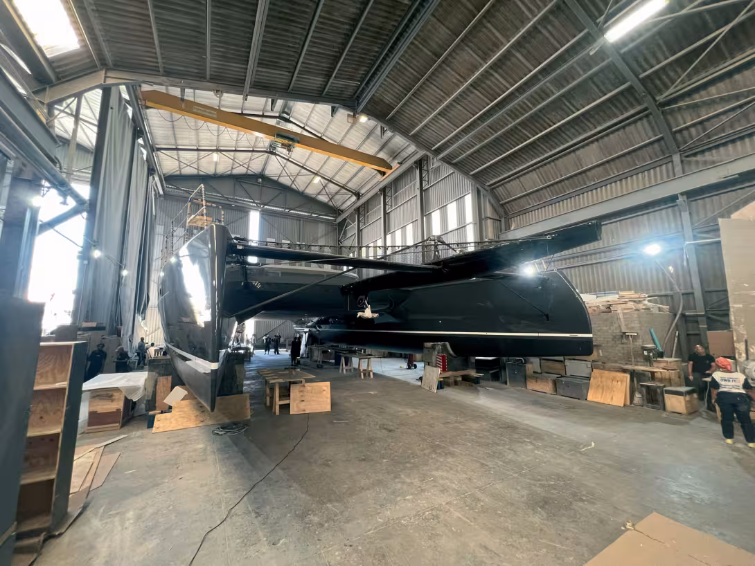 The Balance 750 being completed - the level of customization on this model is close to that of a one-off.