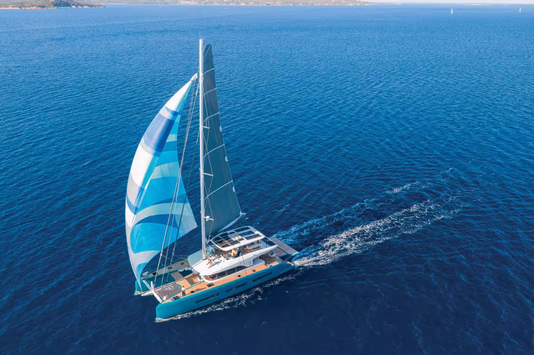 Under sail, expect an average speed of 10 knots.